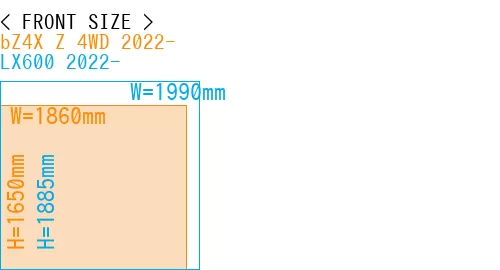 #bZ4X Z 4WD 2022- + LX600 2022-